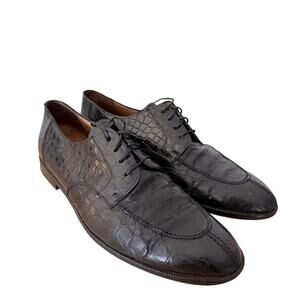 Paolo De Marco Genuine Crocodile Leather Shoes Men’s 11.5 Italy luxury classic